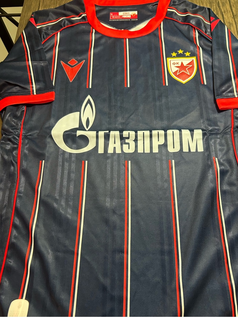 Macron Serbia RED STAR BELGRADE Men’s JERSEY M,L,XL,2X Crvena zvezda New w tags
